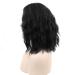 Fouriding Short Curly Bob Wig for Women - Black Halloween Cosplay & Anime Costume Hair - Buy Online on GoSupps.com