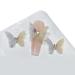 3PCS 3D Small Butterfly Nail Nail Decor DIY Embellishments Nails Art Decoration Suitable For Various Crafts & Silver Nail H1452