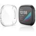 NANW 4-Pack Screen Protector Case for Fitbit Sense/Versa 3 - Scratch-Proof Full Cover Bumper Cases - Clear - Compatible with Sense Smartwatch - Buy Online on GoSupps.com