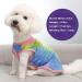 Cyeollo Tie Dye Dog Shirts 2 Pack for Small Dogs - Stretchy Tank Tops for Summer - L Chest (18-21) - Breathable and Stylish - Buy Online on GoSupps.com