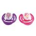 2 Flower Silicone PacifiPack Pink/Purple Pink
