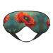 Poppy Flower Print Ultra-Soft Light-Blocking Eye Mask for Optimal Comfort and Restful Sleep