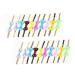 NUOBESTY 20pcs Packing Ribbon Tie Ribbon Wedding Ornament Sealing Ties Packaging Tape Bow Tie Sealing Tape Blue Medium