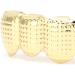 Hip Hop Teeth Grillz Halloween Hip Hop Teeth Durable for Women Men Gift for Party Photo for Halloween(Gold) - Buy Online on GoSupps.com