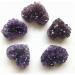1 Piece Natural Amethyst Geode Cluster Quartz Crystal Hand Carved Heart Natural Quartz Crystals - Buy Online on GoSupps.com