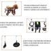 Dog Wheelchair Dog Wheelchair for Back Legs Adjustable 4 Wheel Pet Wheelchair with Handle for Small and Medium Sized Cats/Dogs Walk Tool Cart Portable XXXS - Buy Online on GoSupps.com