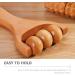 Healvian Handheld Massage Roller 2 Piece Wood Body & Face Massager for Foot Shoulder and Muscle Relief | Ideal for Plantar Fasciitis - Buy Online on GoSupps.com