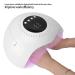 Agate UV LED Nail Lamp - 120W Professional Gel Nail Dryer with 3 Timers for Home & Studio Use (White EU) - Perfect for Nail Polish - Buy Online on GoSupps.com
