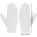 3 Pairs of 100% Cotton White Gloves - Soft Moisturizing Jersey Fabric Gloves Size L (27 cm) - Perfect Protective Handwear for All - Buy Online on GoSupps.com