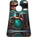 Cool Drum Set Print Beard Bib Apron | Best Shaving Apron & Hair Catcher for Dad | Unique Gift Ideas for Men - Buy Online on GoSupps.com