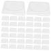 CHILDWEET 40 pi ces Palette de Maquillage Vide Transparent Bo te de Rangement pour Blush et Highlighter DIY Mat riel et Facile Nettoyer pour Cr ation Personnalis e