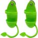 PAULOZYN 2PCS Bird Cuttlebone Stand Holder & Feeding Cup Rack | Birdcage Accessories with Perches | Ideal for Budgies, Parakeets, Cockatiels, Conures | Fruit/Vegetable Storage | Green - Buy Online on GoSupps.com