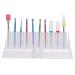 1 nail polish set drill with diamond tip Electric nail drill manicure tool nail polishing tool nail file nail grinding head nail accessories manicure kit metal engraving pin colorful