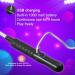 Blueple Rechargeable 6ft Fiber Optic Whip | Multi-Color LED Pixel Whip for Dance | Light Up 360 Swivel Sparkle Flow Toy - Buy Online on GoSupps.com