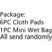 7pcs Set: Mini Wet Bag + 6pcs 8 Organic Bamboo Mama Cloth Menstrual Pads | Reusable Sanitary Pads - Buy Online on GoSupps.com