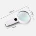 Portable Magnifier Ultra Clear Hand Held LED Lighting 30 Times Reading Optical ES for Reading Full of Stars - Buy Online on GoSupps.com