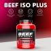 OUT ANGLED Beef Iso Plus Zero Fat Zero Sugar 90% Beef Protein Isolate - Apple Raspberry Flavor - 1.8kg - Buy Online on GoSupps.com
