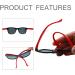 FOURCHEN Flexible Polarized Baby Sunglasses with Strap, Black Red, Age 0-3 - Buy Online on GoSupps.com