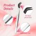 COMNICO Tweezers with Rubber Tip 4-Piece Stainless Steel Tweezers Set with Straight Flat Tip and Soft Tweezers Set Precision Tools for Crafts Jewellery Making Coin Stamp - Buy Online on GoSupps.com