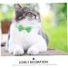 POPETPOP 4 Pcs Pet Cat Pet Collars for Puppies Cat Bow Tie Cat with Bell Summer Trumpet 30X4X1CMx2pcs As Shownx2pcs - Buy Online on GoSupps.com