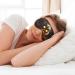 SSIMOO Owl Pumpkin Halloween Sleep Mask - Adjustable Breathable Eye Mask for Comfortable Sleep | International Shipping - Buy Online on GoSupps.com