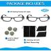 Buy Bright LED Readers with Lights - Compact Full Frame Reading Glasses +1.5 Magnifier for Clear Vision - Unisex Nighttime Eyewear - Buy Online on GoSupps.com