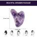 Amethyst Gua Sha Stone for Face and Body Massage - Anti-Aging Skin Care Tool for SPA Therapy - Buy Online on GoSupps.com