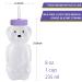 Honey Bear Straw Cups 8oz - 2 Pack, Food-Grade BPA Free Therapy Sippy Bottles for Speech & Feeding Training, with Long Straws & Cleaning Tools - Buy Online on GoSupps.com