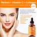 Retinol Vitamin C Collagen Serum | Anti-Aging Face Formula | Smooths Fine Lines & Brightens Skin | 2 fl oz - Pharmaceutical Grade Quality - Buy Online on GoSupps.com