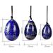 Natural Jade & Lapis Lazuli Yoni Egg Set - 3pcs Kegel Exerciser for Women | Enhance Pelvic Health - Buy Online on GoSupps.com