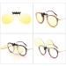 Blue Light Blocking Clip-On Glasses for Gaming - Rimless Aviator Style for Rx Frames - Buy Online on GoSupps.com