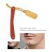 Premium Stainless Steel Manual Razor for Men - Portable Wooden Handle Beard Trimmer - Buy Online on GoSupps.com