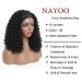 14 Curly Headband Wig for Women - Heat-Resistant Synthetic Glueless Half Wig with Attached Headband for Natural Look - 1B Color - Buy Online on GoSupps.com