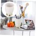 Mikinona Acrylic Organizer Embossed Brush Bucket Blush for Cheeks Pen Pot Brush Holder Brush Storage Cup Cosmetic Makeup Stand - Buy Online on GoSupps.com