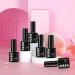 MEFA Gel Nail Polish Set 6 Colors Nude Pink Gel Polish Set Gel Polish Set Soak Off UV Gel White Nail Gel Manicure Nail Art Salon DIY Home Pink White - Buy Online on GoSupps.com