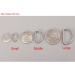 CrocSee 1 inch Metal D Ring Pack of 100 - Non Welded Nickel Plated - Large Size - Buy Online on GoSupps.com