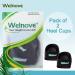 Welnove Heel Protectors - Breathable Pain Relief Pads for Plantar Fasciitis & Tendinitis - 2 Black Pillows for Cracked Heels & Foot Pain Support - Buy Online on GoSupps.com
