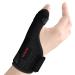 Trigger thumb support splint suitable for arthritis tendinitis etc.Suitable for left and right hands of men and women.Stability and protection of wrists hands and thumbs. (Black)
