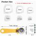 DIY Bowl Cozy Pattern Template Cutting Ruler Set with Rotary Cutter - Quilting Supplies for Arts & Crafts (3 Sets, 6 Sizes) - Sewing Stencils and Templates - Buy Online on GoSupps.com
