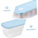 RORPOIR 1pc Box Egg Storage Box Storage Bins Refrigerator Eggs Storage Trays Egg Tray Blush Grid re-usable Blue 24x11.5cm - Buy Online on GoSupps.com
