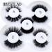 HBZGTLAD 25mm 3D Mink Lashes - Bulk Faux Natural False Eyelashes Pack | Wholesale Short Lashes for Stunning Look - Buy Online on GoSupps.com