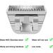 4FW Wide Pet Dog Grooming Detachable Blades Compatible with Andis Oster A5 Wahl KM10 Clippers Cut Length 3/8"(9.5mm) Fit for Larger Animals 4FW-9.5mm - Buy Online on GoSupps.com