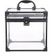 Noverlife Portable Clear Train Case for Cosmetics & Toiletries - Travel Makeup Organizer with Latches & Handle - Professional Storage Box for Makeup Tools and Bathroom Accessories - Buy Online on GoSupps.com
