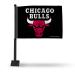 Rico NBA Logo Car Flag Chicago Bulls Black Pole