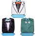 Lopton Adult Bibs for Men - Bow Tie Pattern, Washable & Reusable (3 Pack) - Buy Online on GoSupps.com