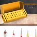 Buy Dental Autoclavable Box - 30 Hole Disinfection Holder for Dental Drill Tools - Aluminum Golden | International Shipping - Buy Online on GoSupps.com