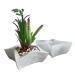 Geometric Square Flower Pot Silicone Mold Epoxy Resin Succulent Planter Vase Cactus Concrete Mold Candle Pen Holder Plaster Cement Clay Mould Irregular Square