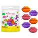 CRAZE BODYNESS 30 x XXL Lip Bath Bombs Bath Balls for Skin Care and Relaxation with Cocoa Butter and Aroma 30 x 40 g - Buy Online on GoSupps.com