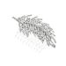 DOITOOL Hair Teasing Comb Crystal Headpiece Pearl Hair Clip Rhinestone Hair Comb Pearl Hair Pin Pearl Hair Accessories Bridal Hair Comb Bridal Comb Classic Style Branch Bride