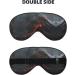 Volcano Print Double-Sided Eye Mask | Soft Light-Blocking Design for Improved Sleep Quality - Shop Internationally - Buy Online on GoSupps.com